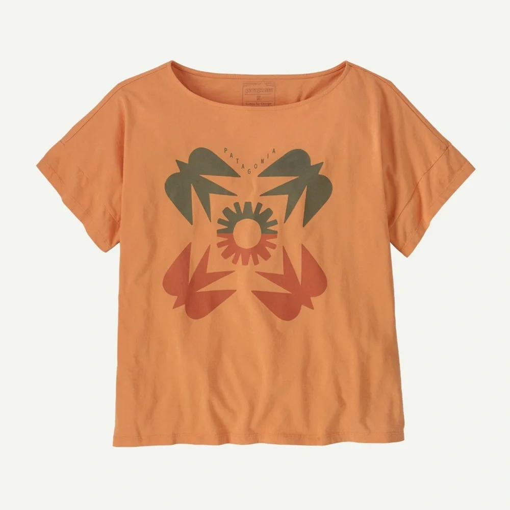 Patagonia Women's Sunfirst Relaxed Drop-Sleeve Organic T-Shirt - L - Picture 1 of 4